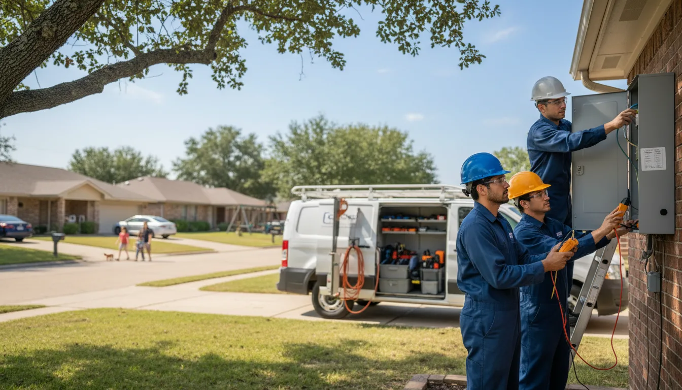 Certified electrician providing emergency electrical services in Bentley, KS